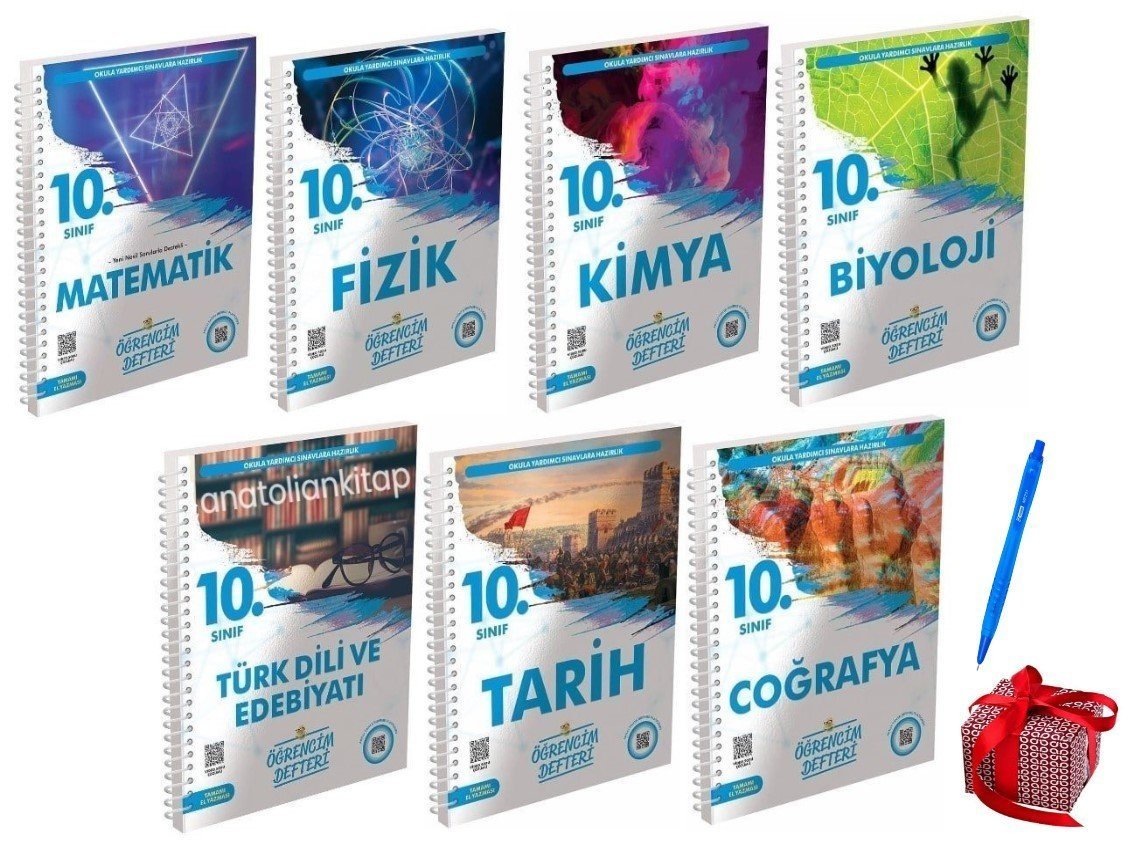 Murat Yayınları 10.Sınıf Tüm Dersler Öğrencim Defteri Seti