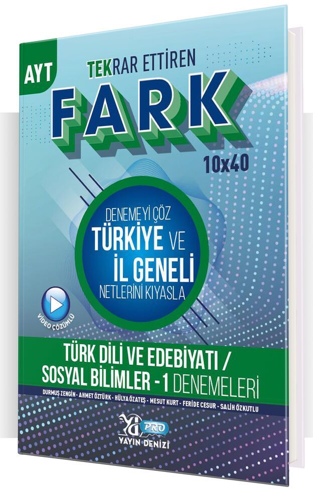 Yayın Denizi Ayt Edebiyat Sosyal Bilimler 1 Fark Tekrar Ettiren Denemeleri