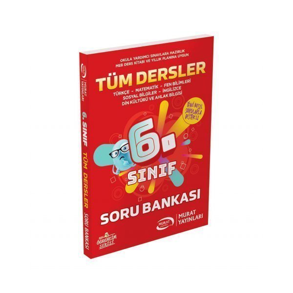 Murat Yayınları 6.Sınıf Tüm Dersler Soru Bankası