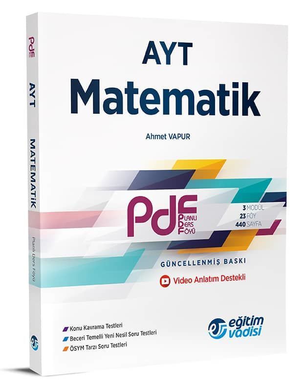 Ayt PDF Matematik Video Anlatım Destekli Eğitim Vadisi Yayınları