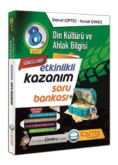 Çanta Yayınları 8.Sınıf Din Kültürü Kazanım Soru Bankası