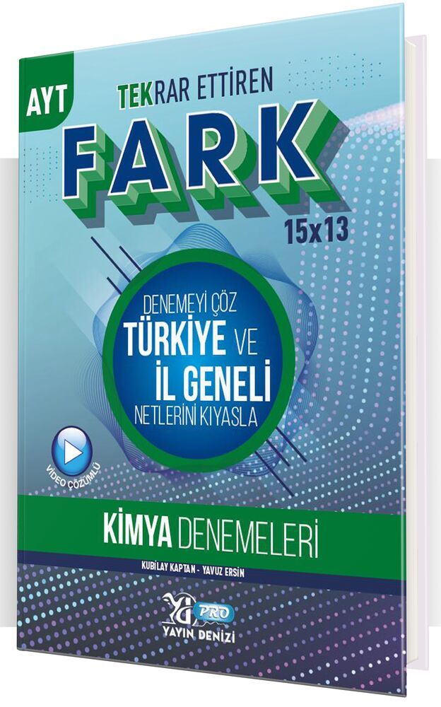 Yayın Denizi Ayt Kimya Tekrar Ettiren Fark Denemeleri