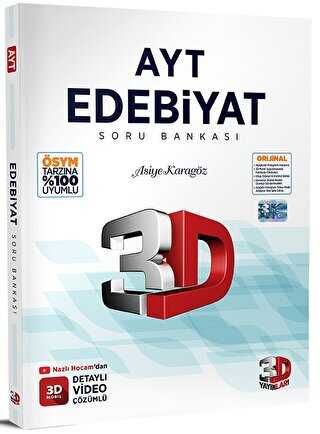 2024 3D Yayınları Ayt Edebiyat Soru Bankası