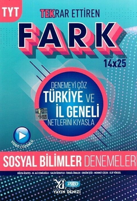 Yayın Deniz Tyt Sosyal Bilimler Fark Tekrar Ettiren Denemeleri