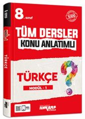Ankara Yayınları 8.Sınıf Tüm Dersler Konu Anlatımlı Türkçe Modül 1