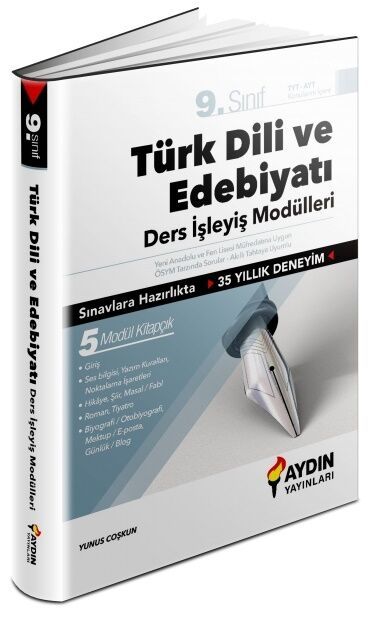 Aydın Yayınları 9.Sınıf Edebiyat Ders İşleyiş Modülleri