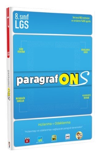 2024 Tonguç Akademi 5. 6. 7. 8.Sınıf ParagrafONS Soru Bankası