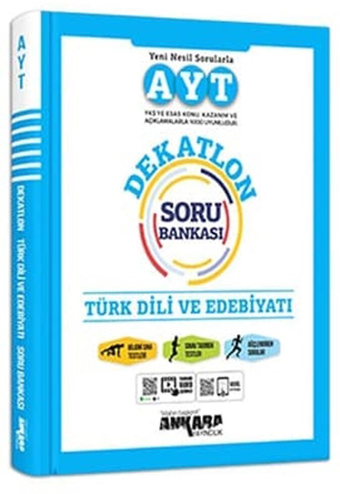 Ankara Yayınları Ayt Edebiyat Dekatlon Soru Bankası