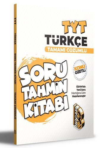 Benim Hocam Tyt Türkçe Konu Özetli Soru Tahmin Kitabı