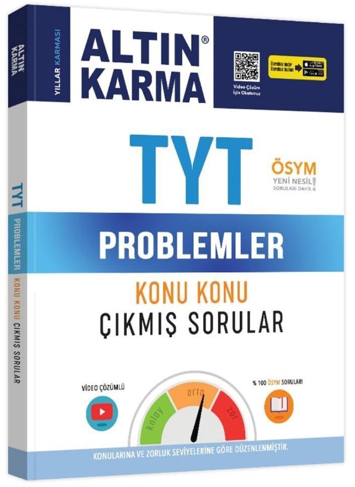 Altın Karma Tyt Problemler Konu Konu Çıkmış Sorular