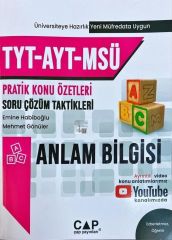 2024 Çap Yayınları Tyt Ayt Msü Anlam Bilgisi Soru Çözüm Taktikleri