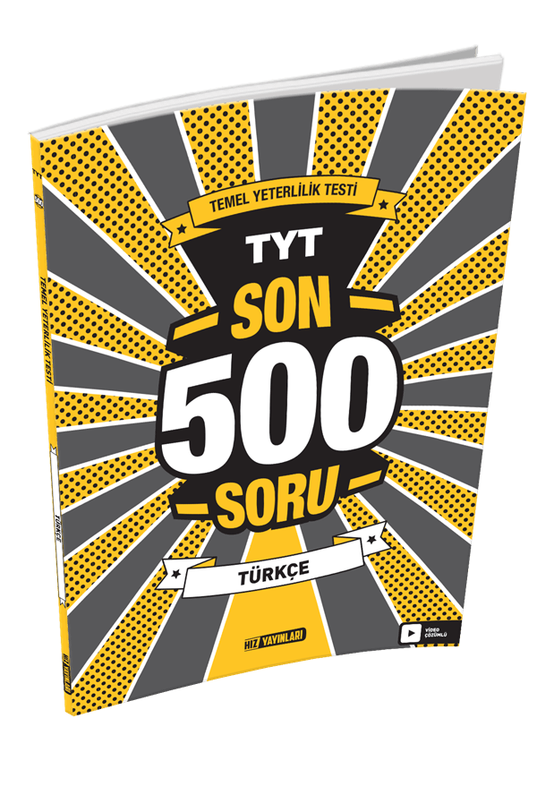 Hız Yayınları Tyt Türkçe Son 500 Soru