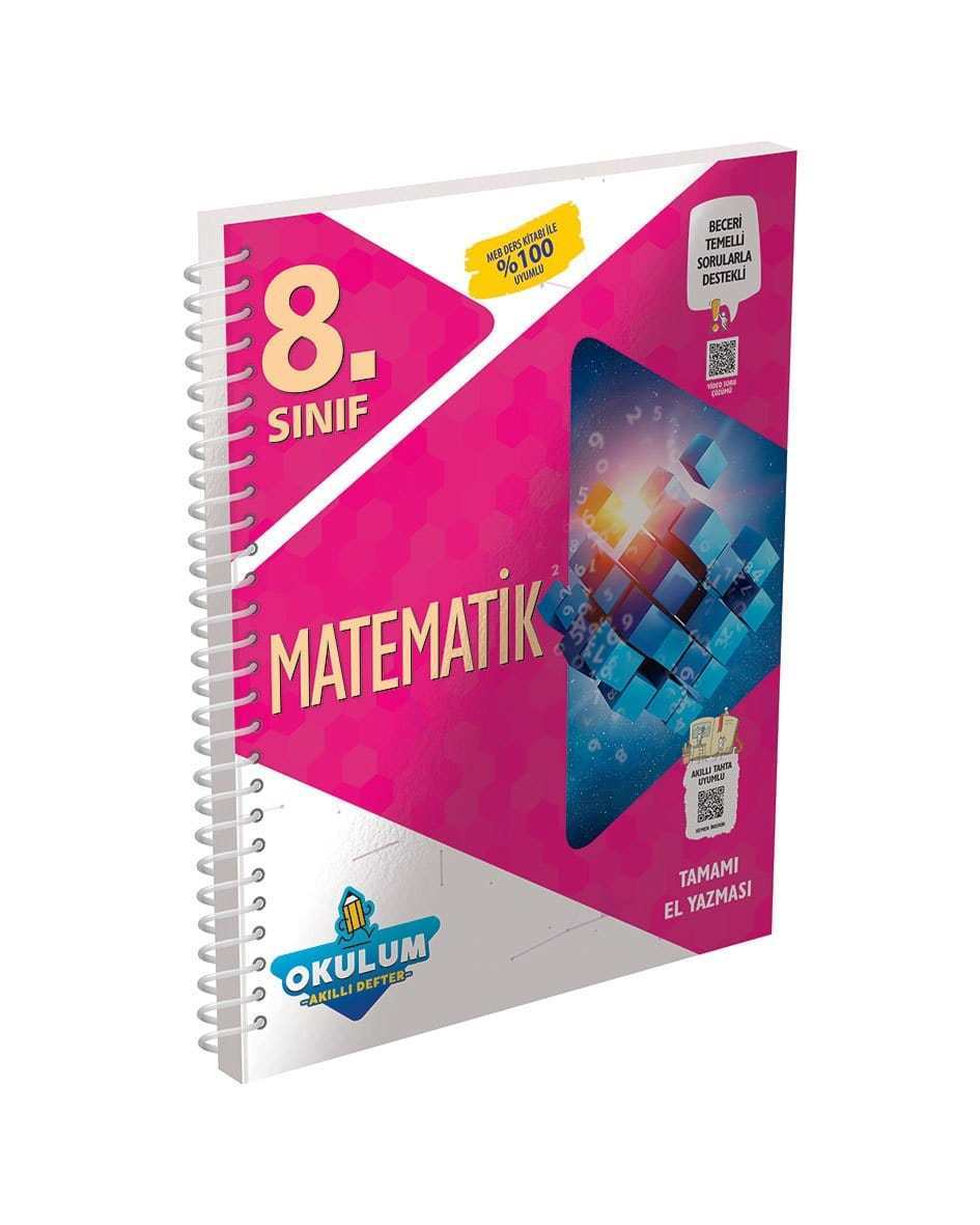 Murat Yayınları 8.Sınıf Matematik Okulum Akıllı Defter