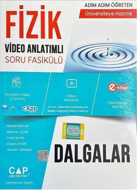 2024 Çap Yayınları Tyt Ayt Fizik Dalgalar Fasikülü