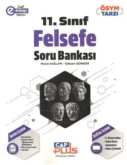 2024 Çap Yayınları 11.Sınıf Felsefe Soru Bankası Anadolu Lisesi