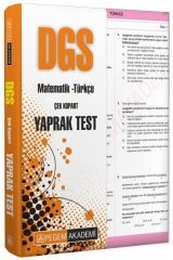 DGS Çek Kopar Yaprak Test Pegem Yayınları