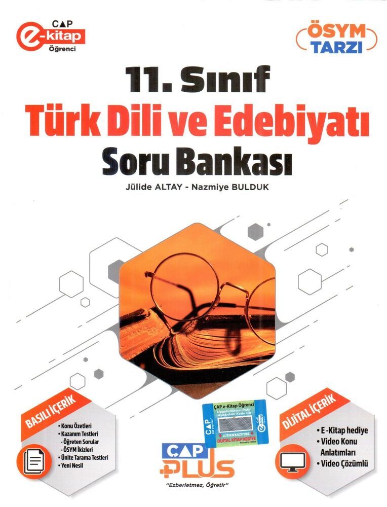 2024 Çap Yayınları 11.Sınıf Edebiyat Soru Bankası Anadolu Lisesi