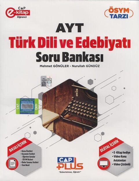 2024 Çap Yayınları Ayt Edebiyat Soru Bankası
