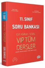 Editör Yayınları 11.Sınıf VIP Tüm Dersler Eşit Ağırlık Sözel Soru Bankası Kırmızı Kitap