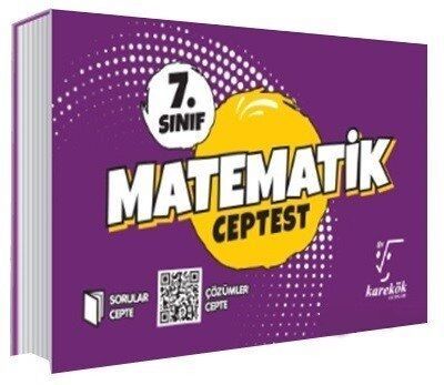 7.Sınıf Matematik Cep Test Karekök Yayınları