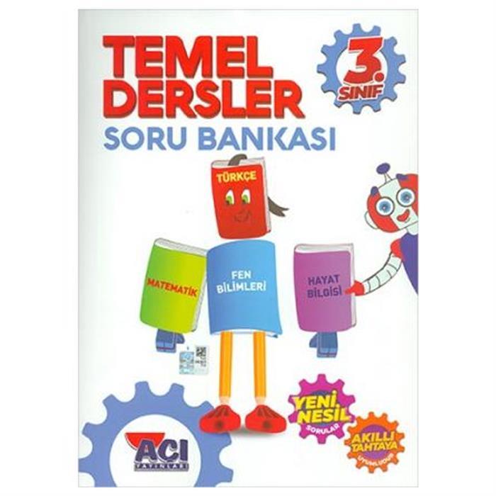 3.Sınıf Temel Dersler Soru Bankası Kitabı Açı Yayınları