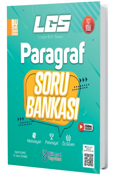 Bilinçsel Yayınları 8.Sınıf LGS Paragraf Soru Bankası