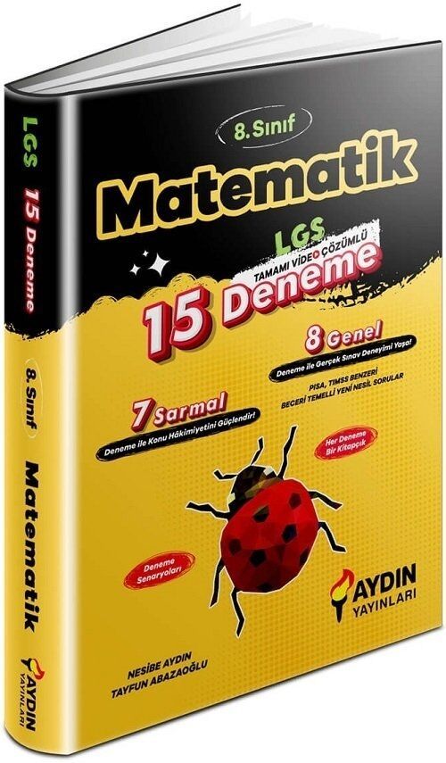 Aydın Yayınları Lgs Matematik 15 Deneme