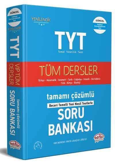 Editör Yayınları Tyt Tüm Dersler Soru Bankası