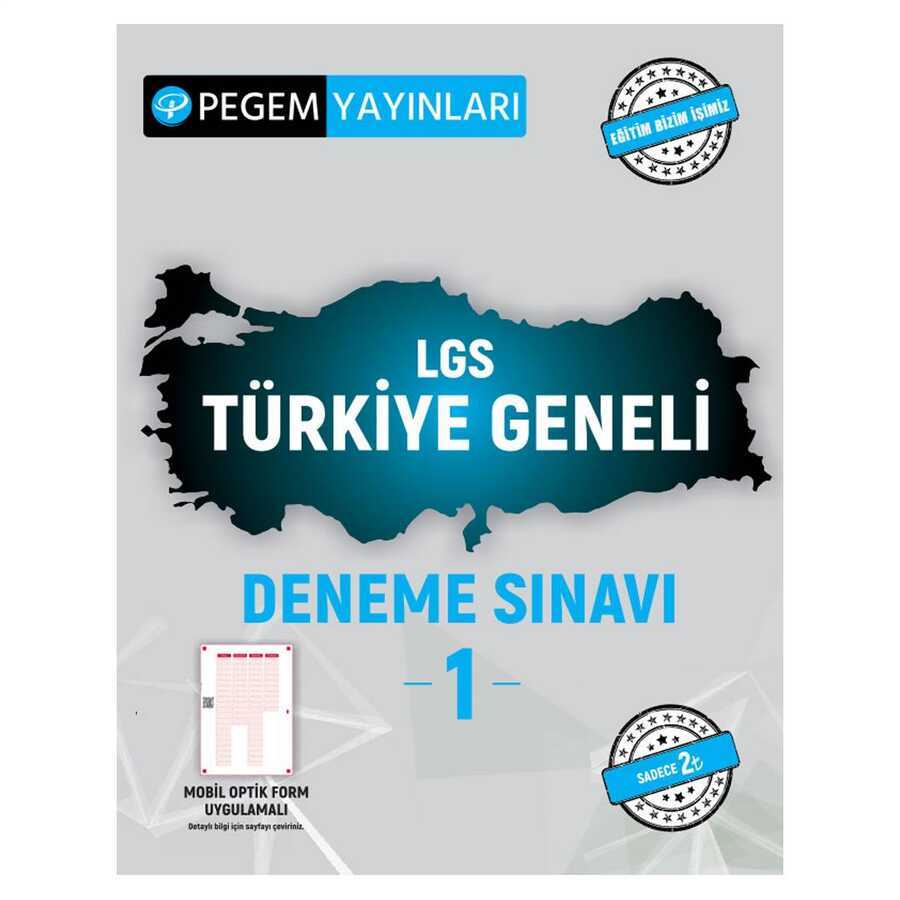 Lgs Türkiye Geneli Deneme Sınavı-1 Pegem Yayınları