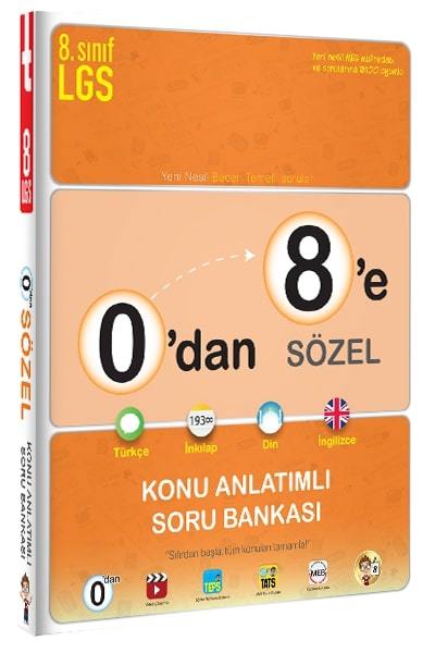 2024 Tonguç 0 dan 8 e Sözel Konu Anlatımlı Soru Bankası