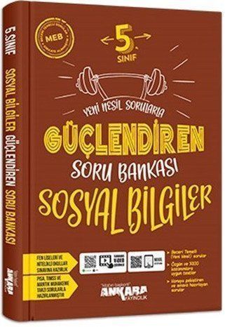 Ankara Yayınları 5.Sınıf Sosyal Bilgiler Güçlendiren Soru Bankası