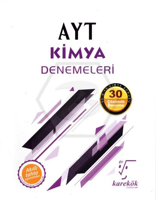 Karekök Yayınları Ayt Kimya Deneme Sınavı