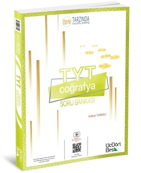 2024 345 Tyt Coğrafya Soru Bankası Üç Dört Beş