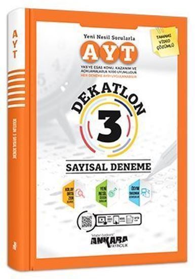 Ankara Yayınları Ayt Sayısal Dekatlon 3 Deneme