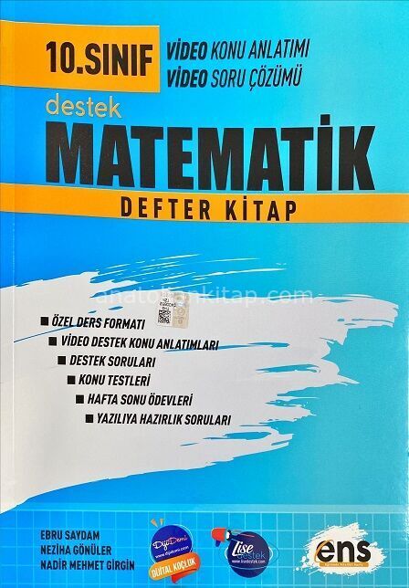 2024 Ens Yayınları 10.Sınıf Matematik Destek Defteri