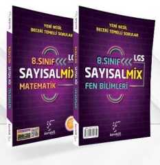 8.Sınıf LGS SayısalMix Matematik ve Fen Bilimleri Karekök Yayınları