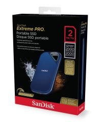 SanDisk Extreme PRO 2TB 2000MB/sn Royal Blue Taşınabilir SSD SDSSDE81-2T00-RR25