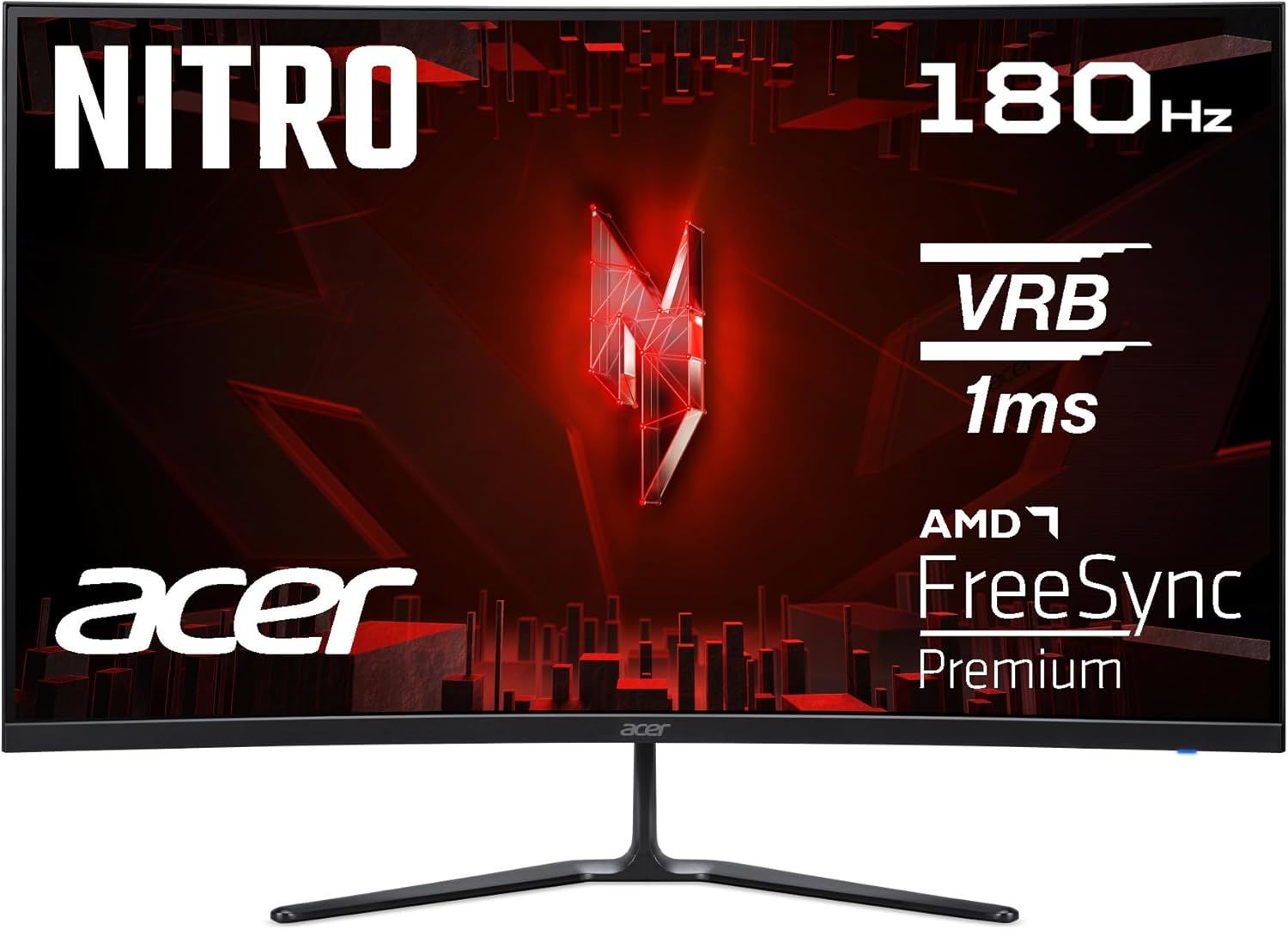 ACER Nitro ED320QR S3 UM.JE0EE.301 31.5'' 1Ms 180Hz Full HD Curved  Gaming Monitör