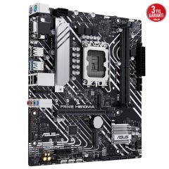 Asus Prime H610M-A-CSM Intel H610 LGA1700 3200MHz DDR5 M2 HDMI VGA Usb 3.2 RGB mATX Anakart