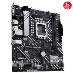 Asus Prime H610M-A-CSM Intel H610 LGA1700 3200MHz DDR5 M2 HDMI VGA Usb 3.2 RGB mATX Anakart