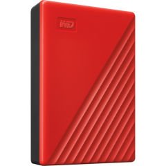 WD My Passport 4TB 2.5 inc USB 3.2 Kırmızı Taşınabilir Disk WDBPKJ0040BRD-WESN