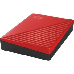 WD My Passport 4TB 2.5 inc USB 3.2 Kırmızı Taşınabilir Disk WDBPKJ0040BRD-WESN