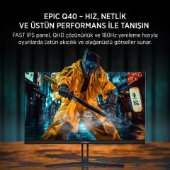 JAMES DONKEY EPİC Q40 27'' 0.5 MS 2K IPS 180 HZ OYUNCU MONİTÖRÜ