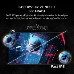 JAMES DONKEY EPİC Q40 27'' 0.5 MS 2K IPS 180 HZ OYUNCU MONİTÖRÜ