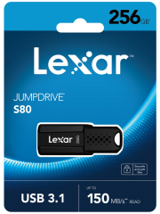 USB LEXAR 256GB LJDS080256G-BNBNG   JUMPDRIVE 3.1 FLASH DRIVE UP TO 150MB/S READ AND 60MB/S WRITE