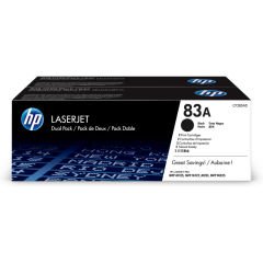 HP 83A 2'li Paket Siyah Orijinal LaserJet Toner Kartuşları CF283AF