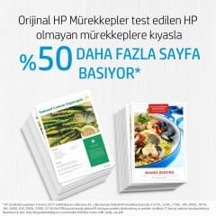 HP 3JA29AE (963XL) YUKSEK KAPASITE SARI MUREKKEP KARTUS