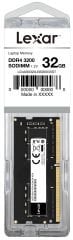 Lexar 32GB 3200Mhz DDR4 So-DIMM CL22 260 Pin 1.2V Ram Bellek LD4AS032G-B3200GSST