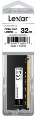 Lexar 32GB 3200Mhz DDR4 U-DIMM CL22 288 Pin 1.2V Ram Bellek LD4AU032G-B3200GSST