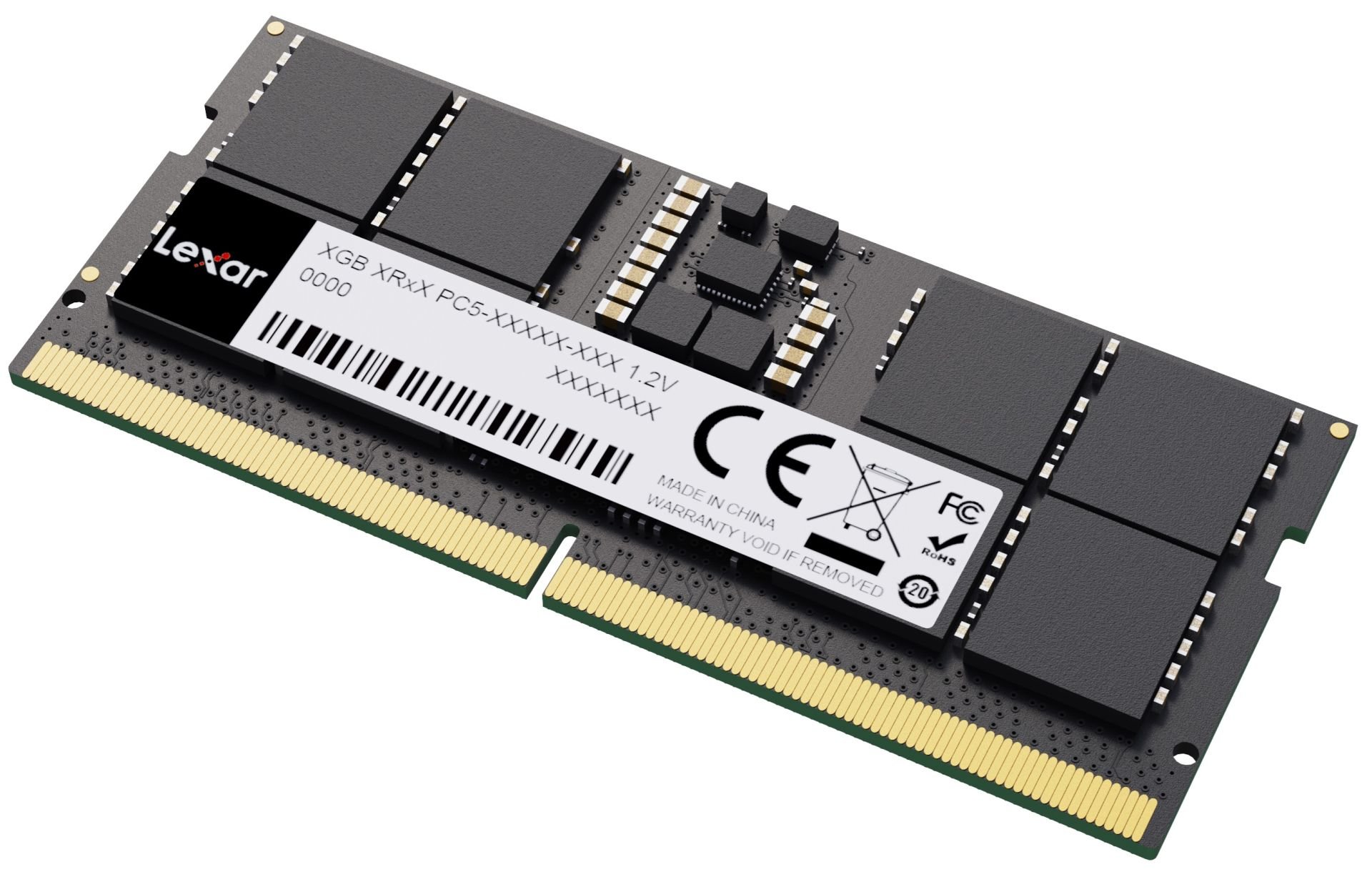 Lexar 16GB 5600Mhz DDR5 So-DIMM CL46 262 Pin 1.2V Ram Bellek LD5S16G56C46ST-BGS